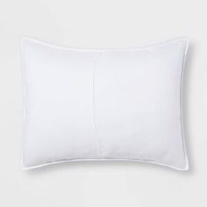 Threshold Garment Washed Paisley Stitch Quilt Sham White